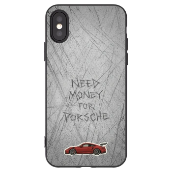 Picasee silikonový černý obal pro Apple iPhone X/XS - Garage Scratch