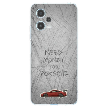 Picasee silikonový průhledný obal pro Xiaomi Redmi Note 12 5G - Garage Scratch
