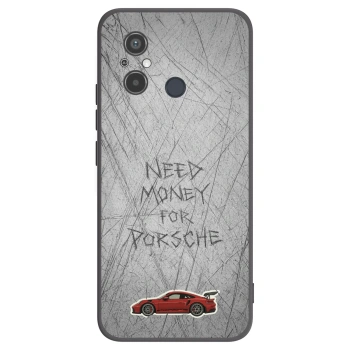 Picasee silikonový černý obal pro Xiaomi Redmi 12C - Garage Scratch