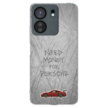 Picasee silikonový průhledný obal pro Xiaomi Redmi 13C 4G - Garage Scratch