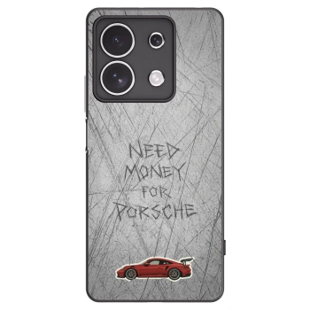Picasee silikonový černý obal pro Xiaomi Redmi Note 13 4G - Garage Scratch