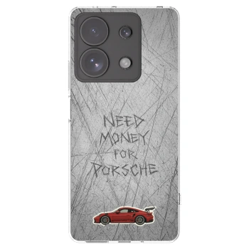 Picasee silikonový průhledný obal pro Xiaomi Redmi Note 13 Pro 4G - Garage Scratch
