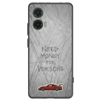 Picasee silikonový černý obal pro Motorola Moto G35 5G - Garage Scratch