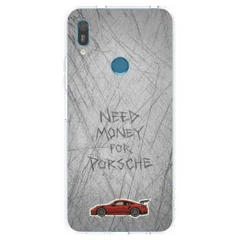 Picasee silikonový průhledný obal pro Huawei Y6 2019 - Garage Scratch
