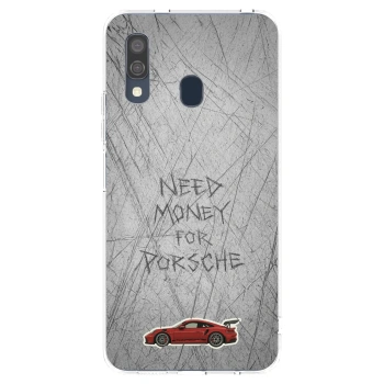 Picasee silikonový průhledný obal pro Samsung Galaxy A40 A405F - Garage Scratch