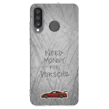 Picasee silikonový průhledný obal pro Huawei P30 Lite - Garage Scratch