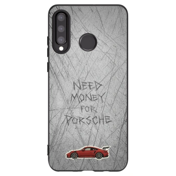 Picasee silikonový černý obal pro Huawei P30 Lite - Garage Scratch