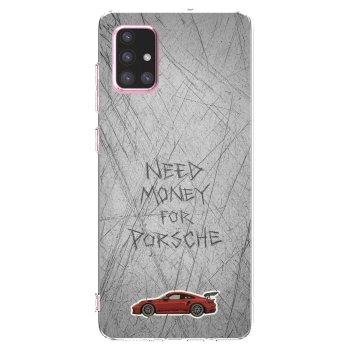 Picasee silikonový průhledný obal pro Samsung Galaxy A71 A715F - Garage Scratch