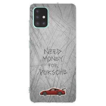 Picasee silikonový průhledný obal pro Samsung Galaxy A51 A515F - Garage Scratch