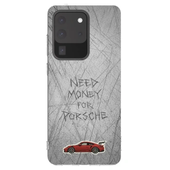 Picasee silikonový průhledný obal pro Samsung Galaxy S20 Ultra 5G G988F - Garage Scratch