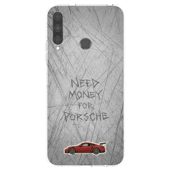 Picasee silikonový průhledný obal pro Huawei P40 Lite E - Garage Scratch