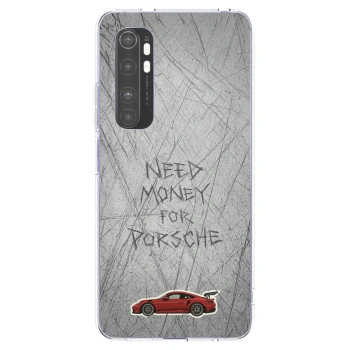 Picasee silikonový průhledný obal pro Xiaomi Mi Note 10 Lite - Garage Scratch