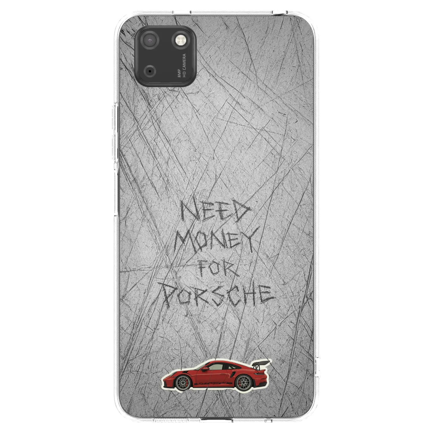 Picasee silikonový průhledný obal pro Huawei Y5P - Garage Scratch