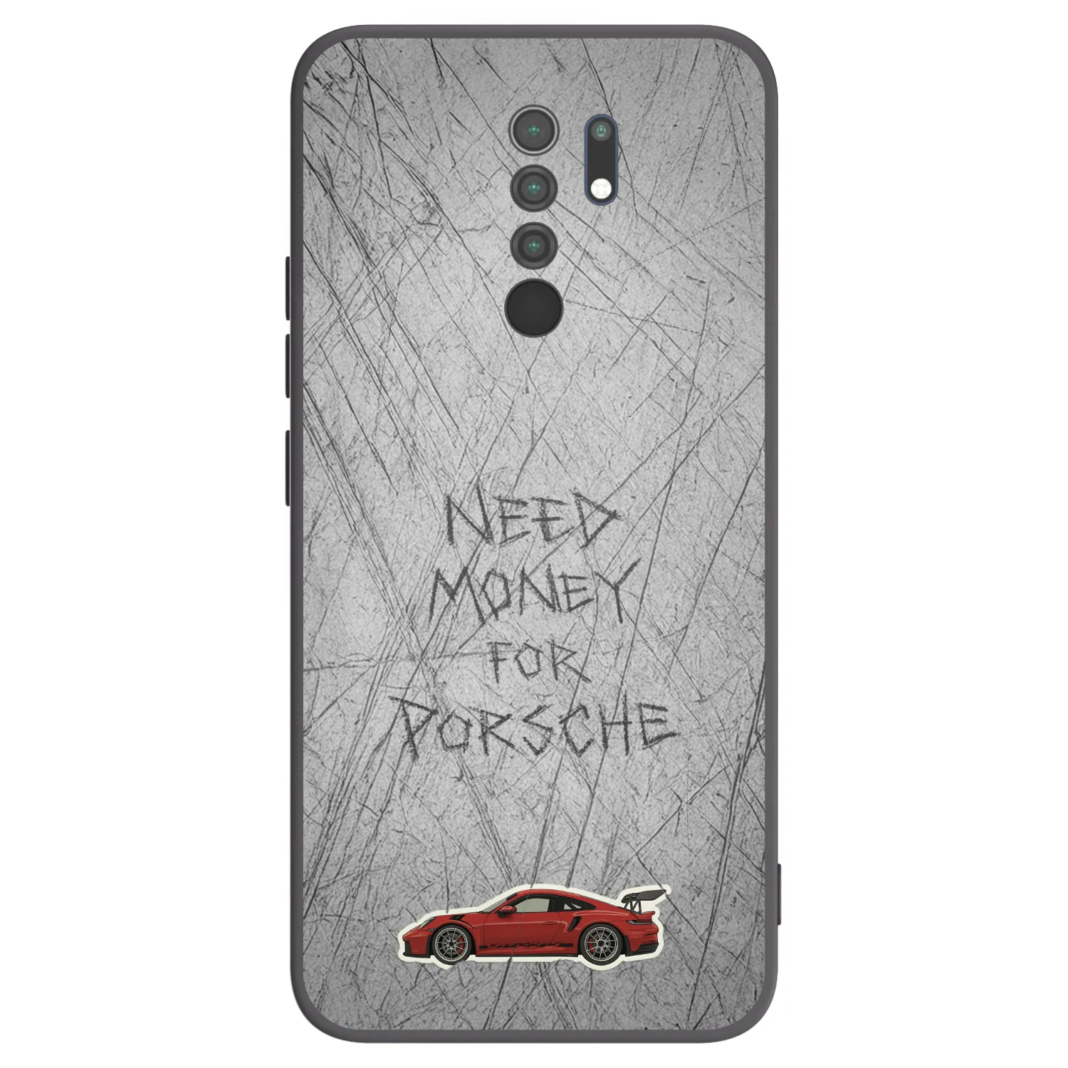 Picasee silikonový černý obal pro Xiaomi Redmi 9 - Garage Scratch