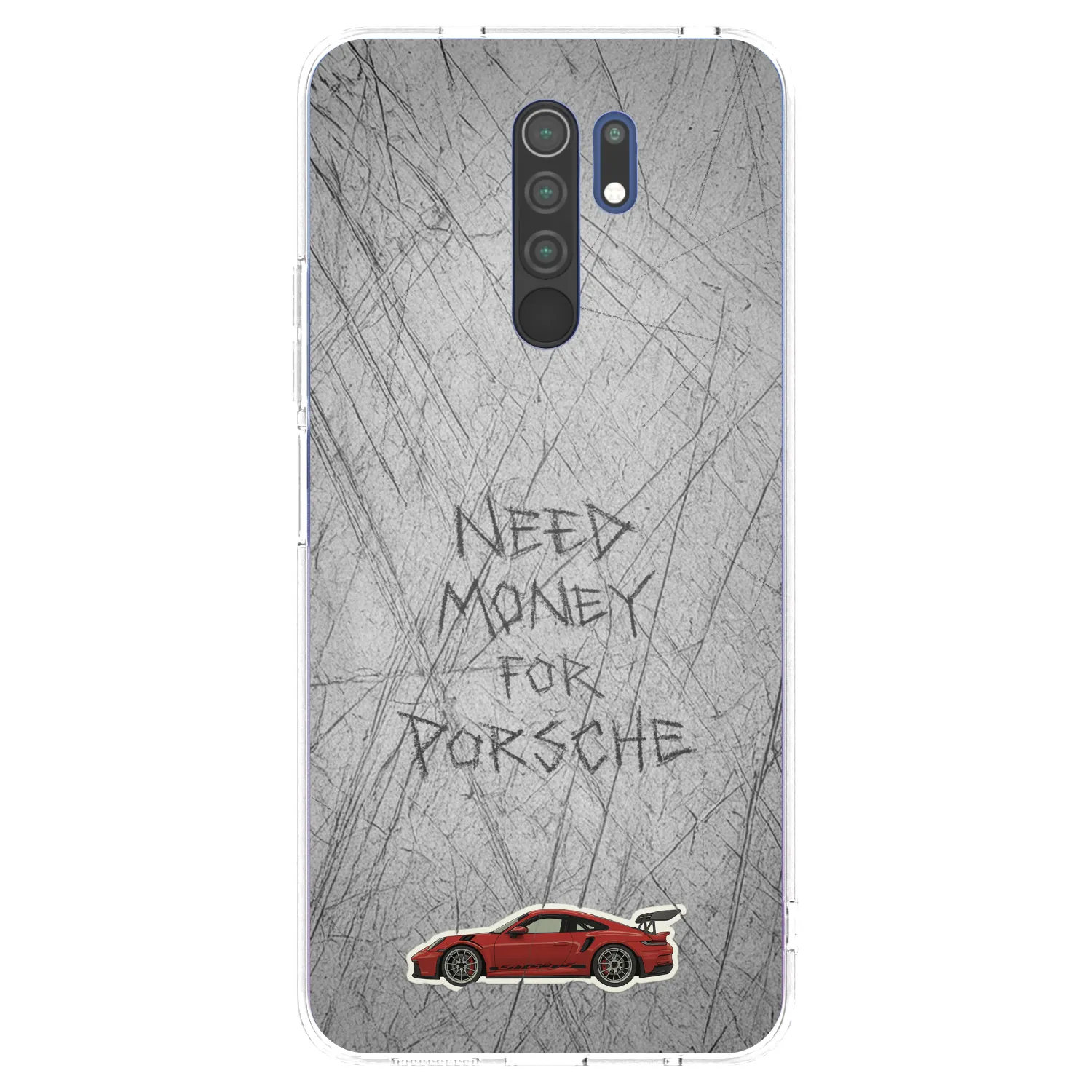 Picasee silikonový průhledný obal pro Xiaomi Redmi 9 - Garage Scratch