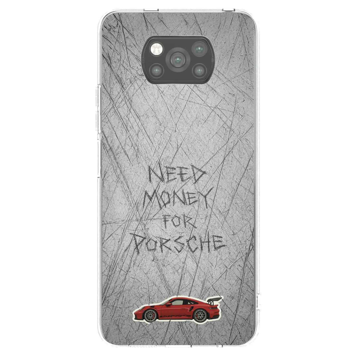 Picasee silikonový černý obal pro Xiaomi Poco X3 - Garage Scratch