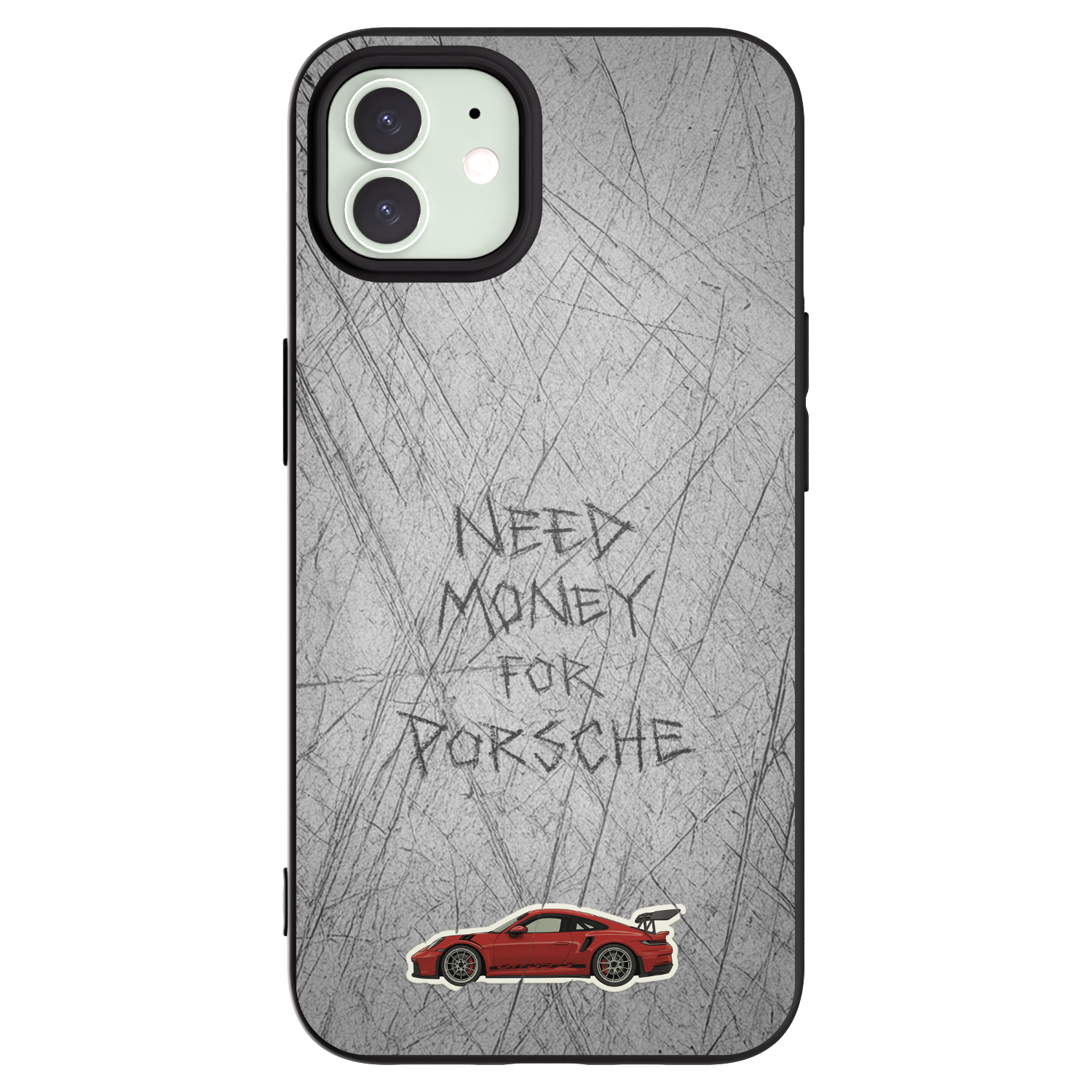 Picasee silikonový černý obal pro Apple iPhone 12 - Garage Scratch