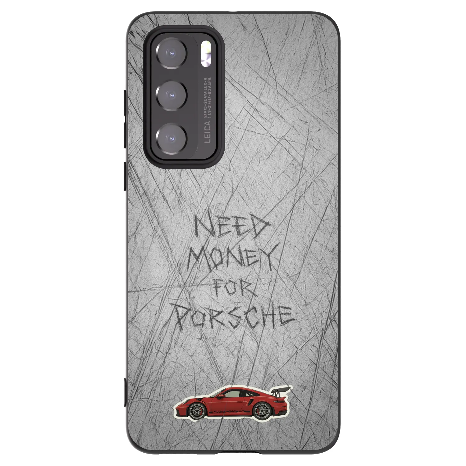 Picasee silikonový černý obal pro Huawei P40 - Garage Scratch