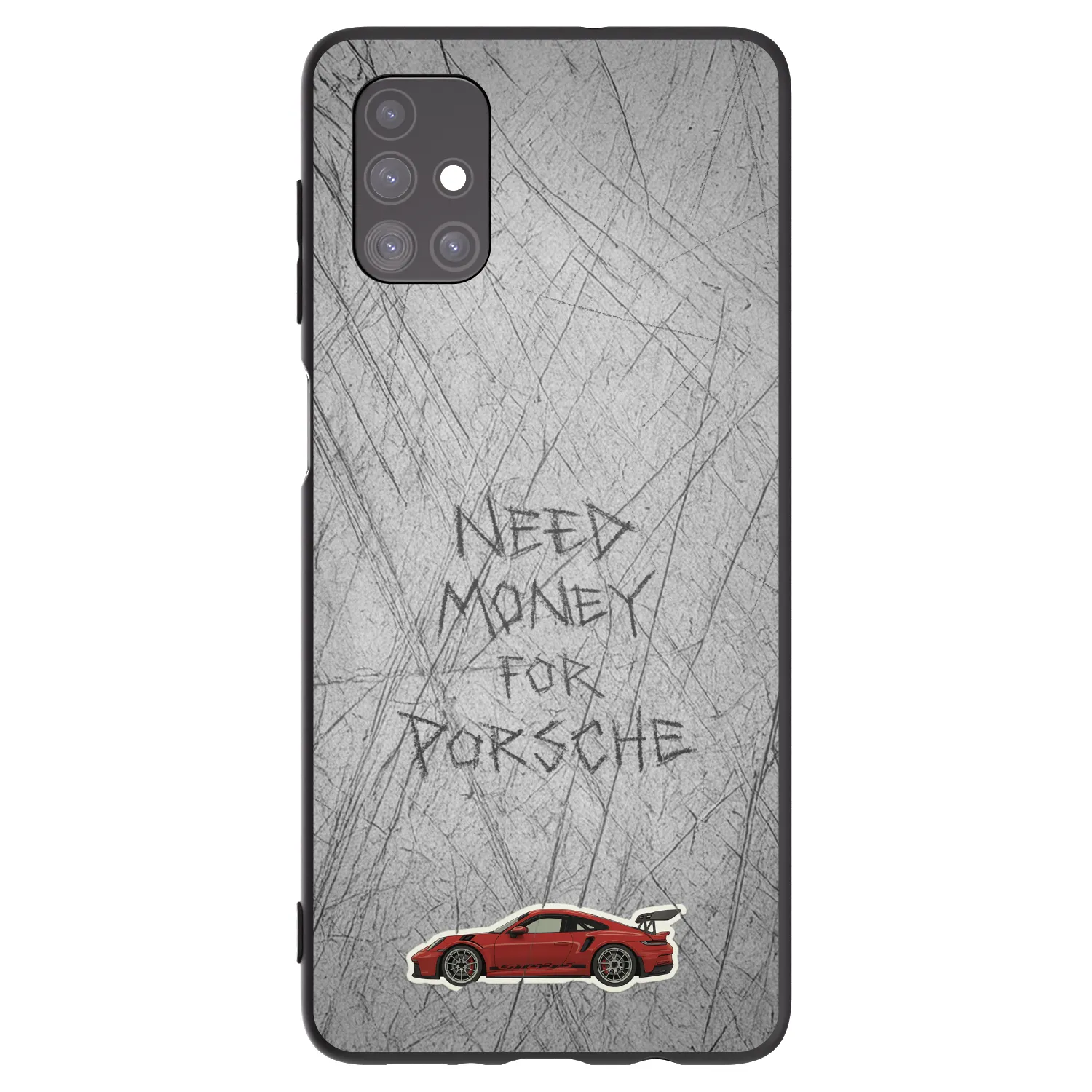 Picasee silikonový černý obal pro Samsung Galaxy M51 M515F - Garage Scratch