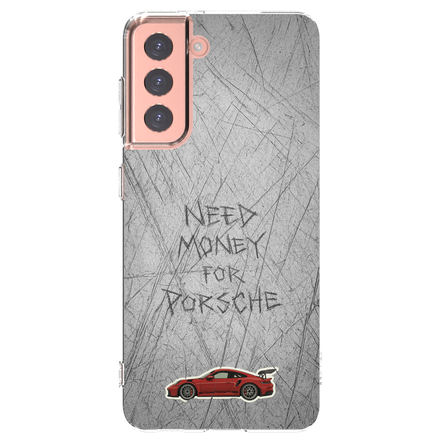 Picasee silikonový průhledný obal pro Samsung Galaxy S21 5G G991B - Garage Scratch