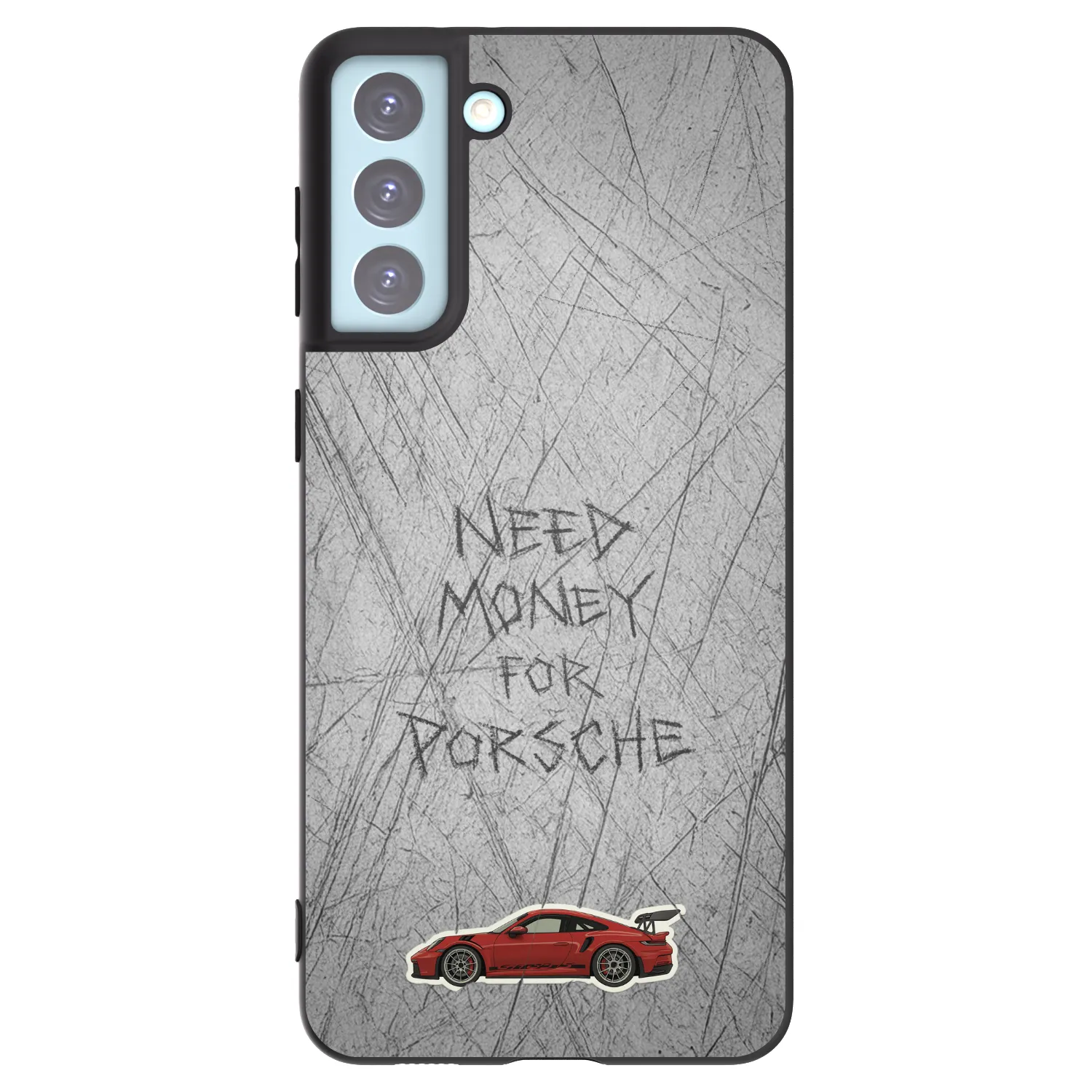 Picasee silikonový černý obal pro Samsung Galaxy S21+ 5G G996F - Garage Scratch