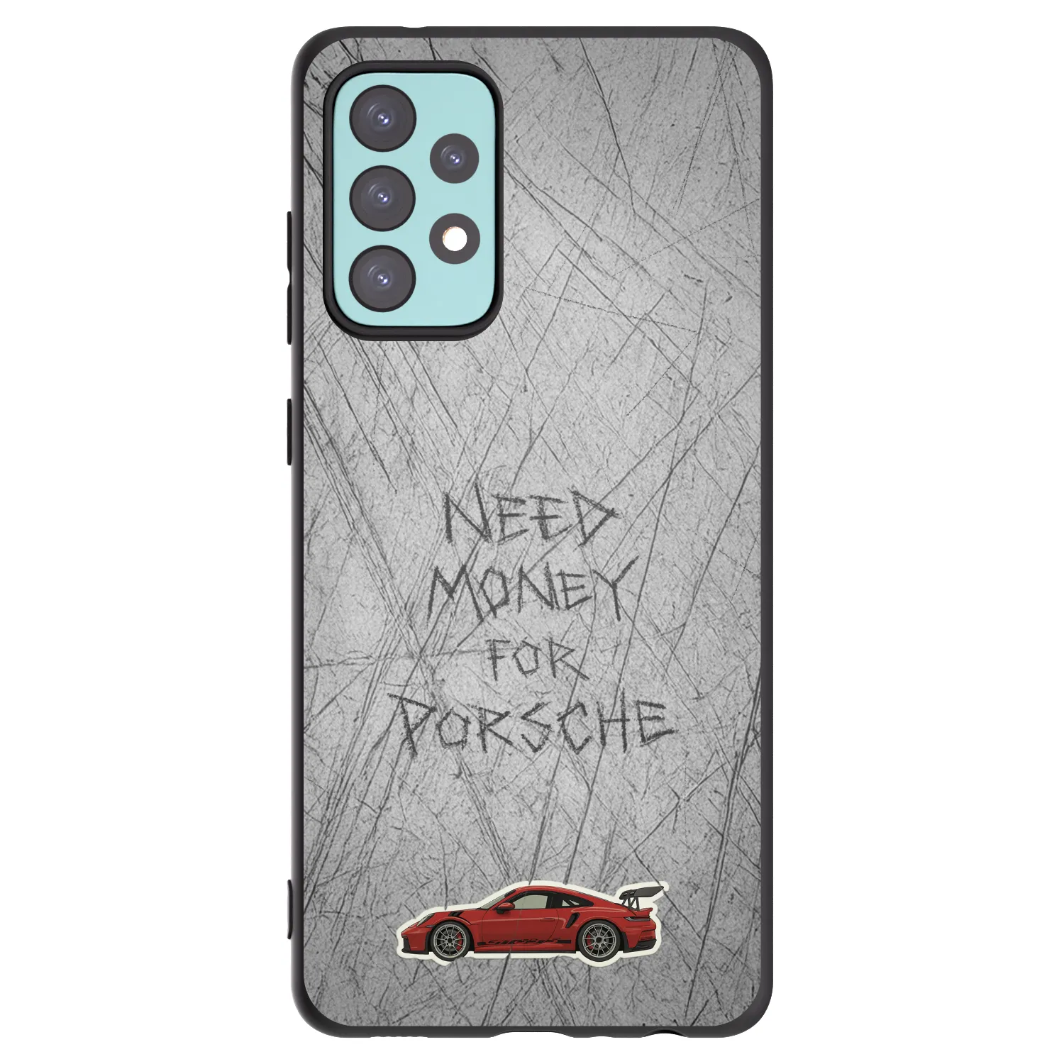Picasee silikonový černý obal pro Samsung Galaxy A72 A725F - Garage Scratch