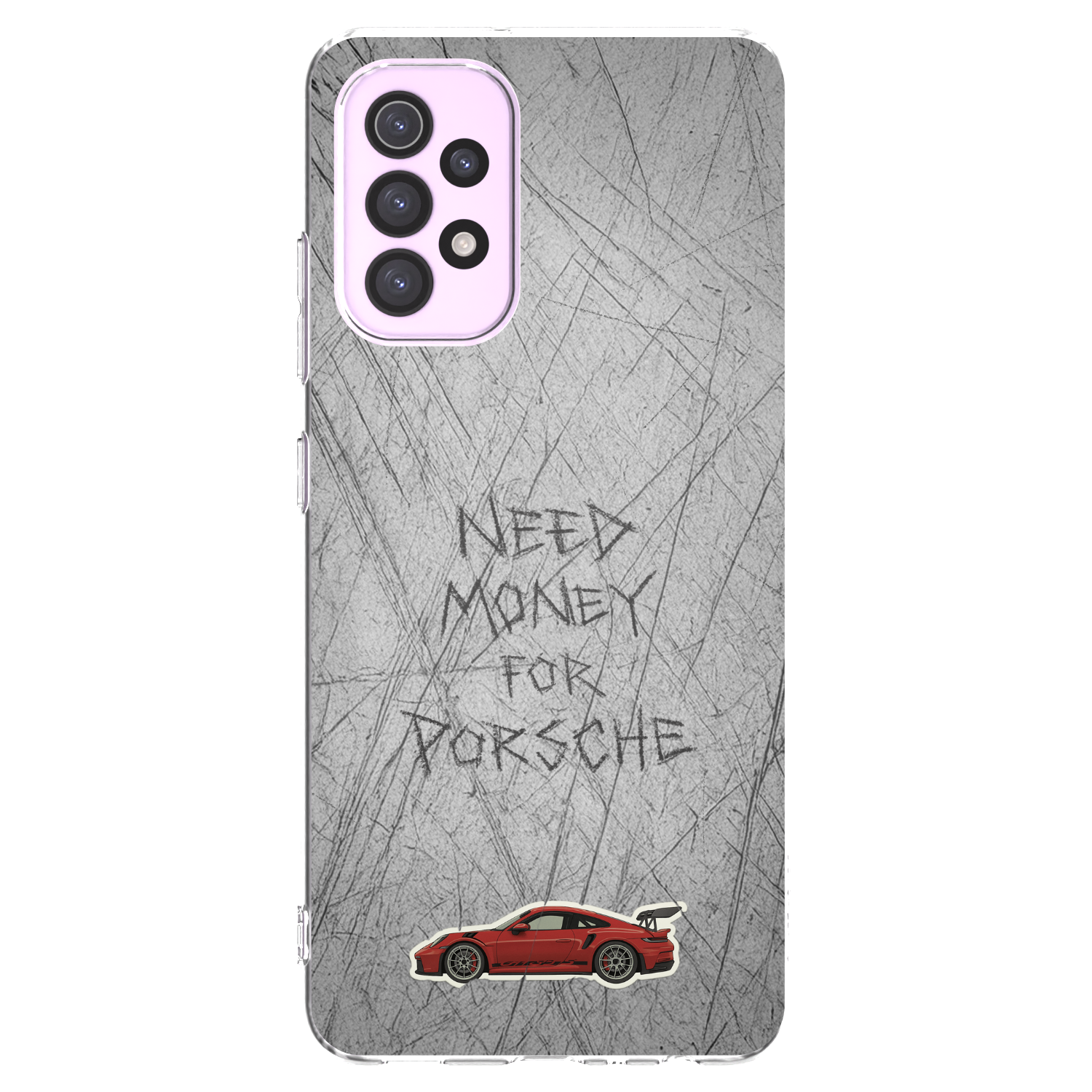 Picasee silikonový průhledný obal pro Samsung Galaxy A32 5G A326B - Garage Scratch