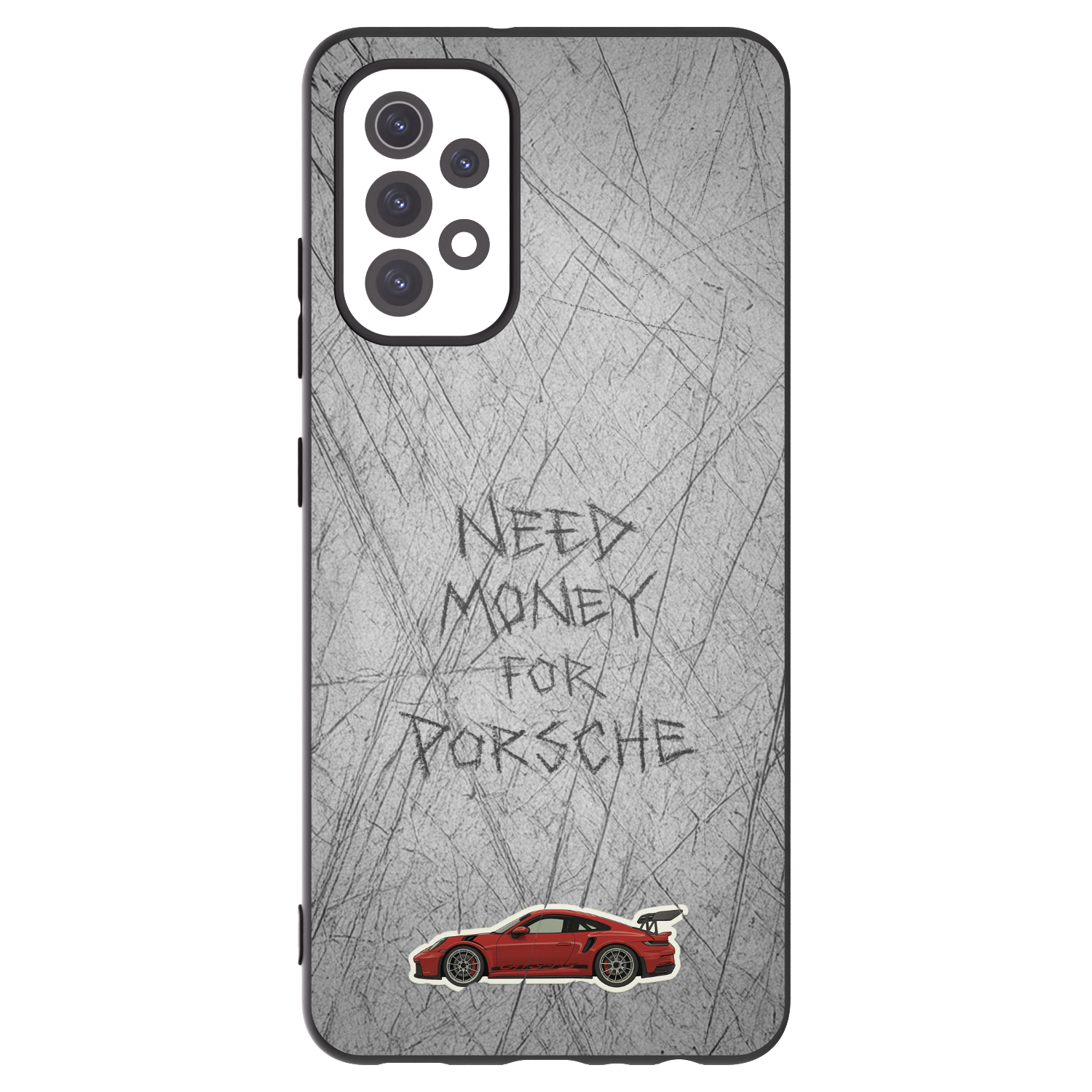 Picasee silikonový černý obal pro Samsung Galaxy A32 5G A326B - Garage Scratch