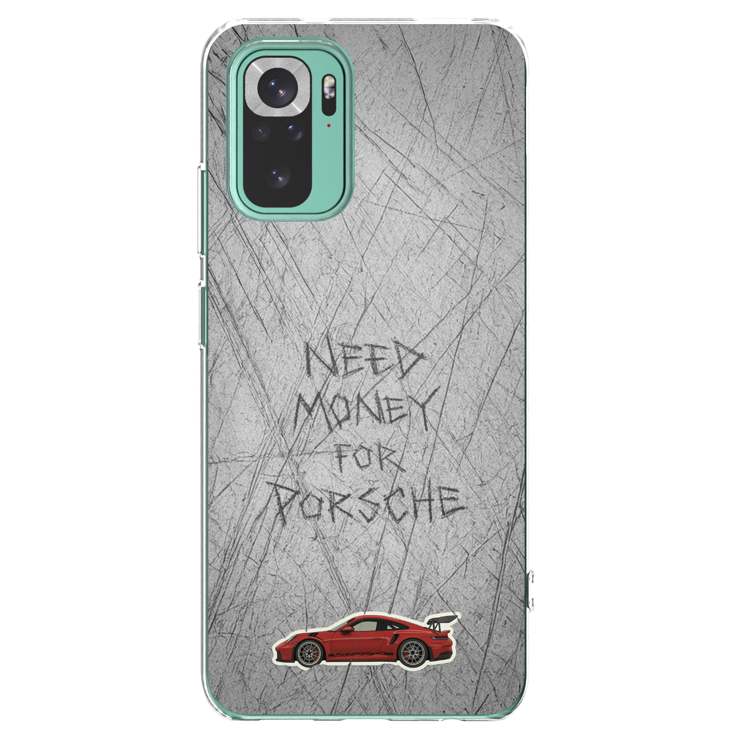 Picasee silikonový průhledný obal pro Xiaomi Redmi Note 10 Pro - Garage Scratch