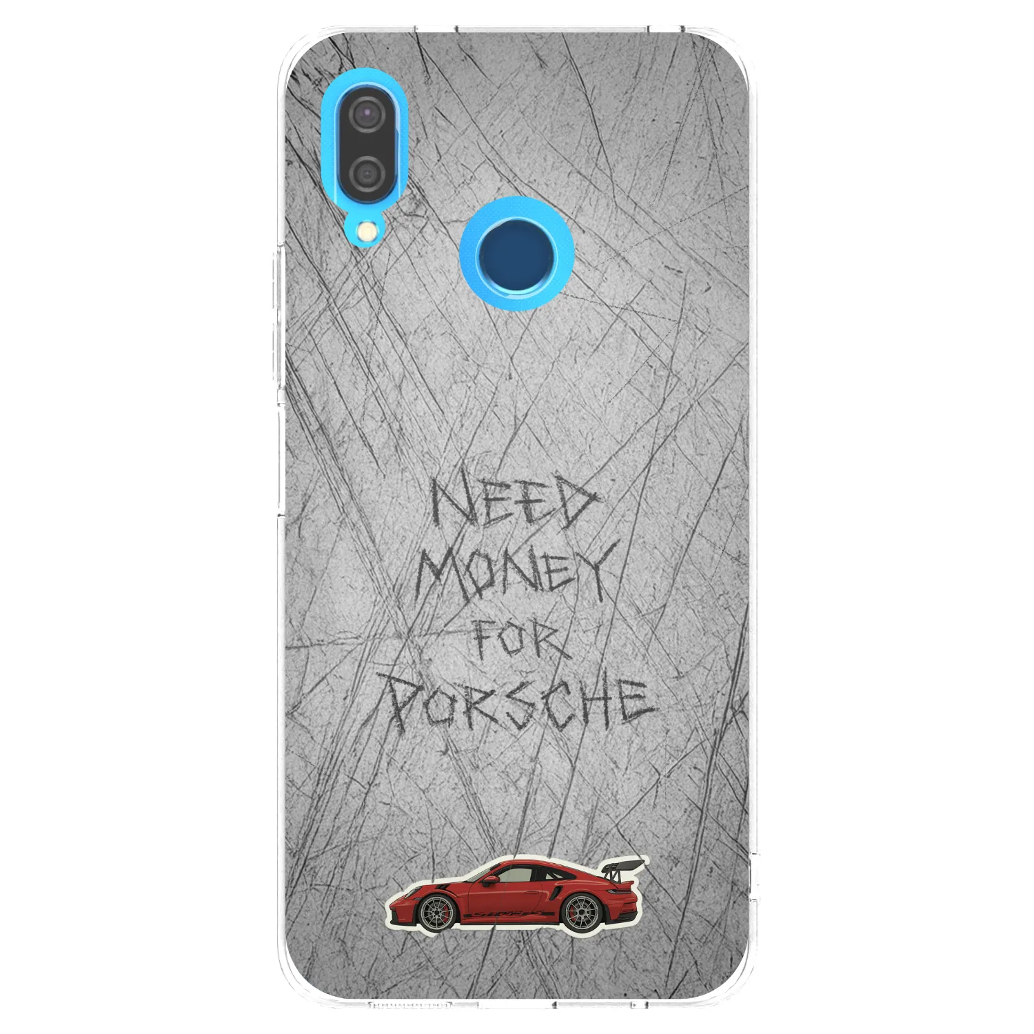 Picasee silikonový průhledný obal pro Huawei P20 Lite - Garage Scratch