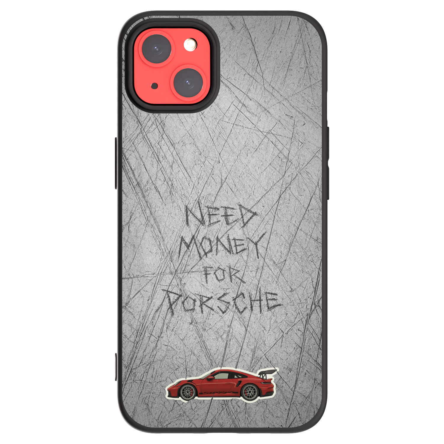 Picasee silikonový černý obal pro Apple iPhone 13 - Garage Scratch