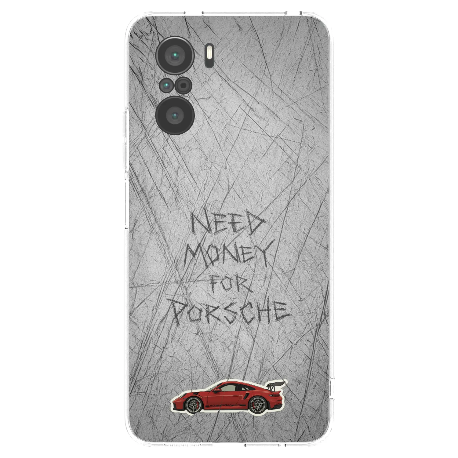 Picasee silikonový průhledný obal pro Xiaomi Poco F3 - Garage Scratch
