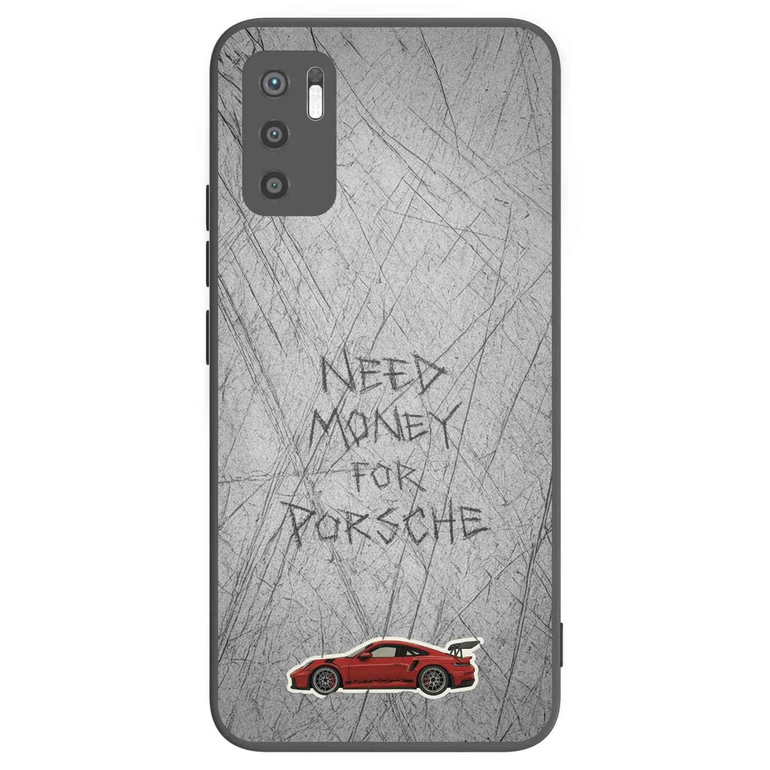 Picasee silikonový černý obal pro Xiaomi Redmi Note 10 5G - Garage Scratch