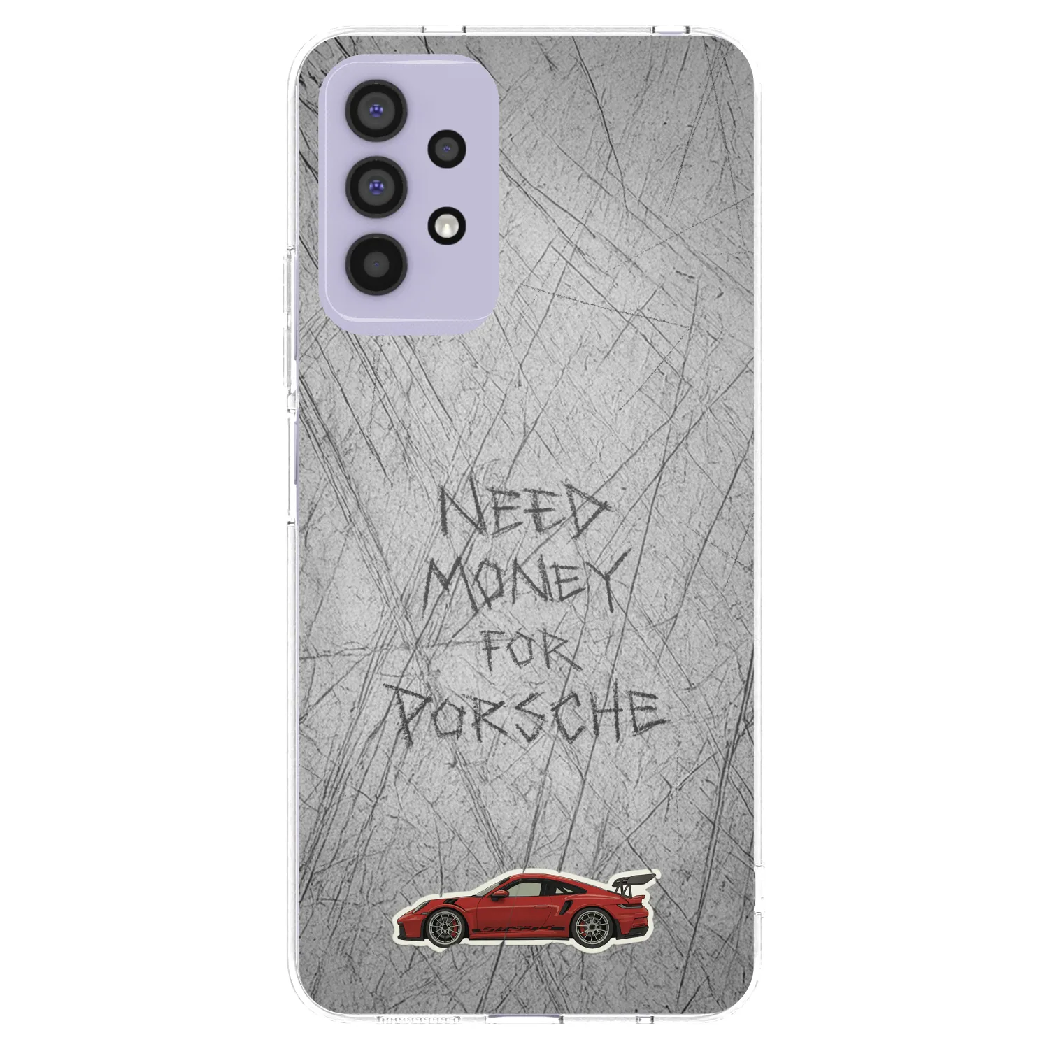 Picasee silikonový průhledný obal pro Samsung Galaxy A32 4G SM-A325F - Garage Scratch