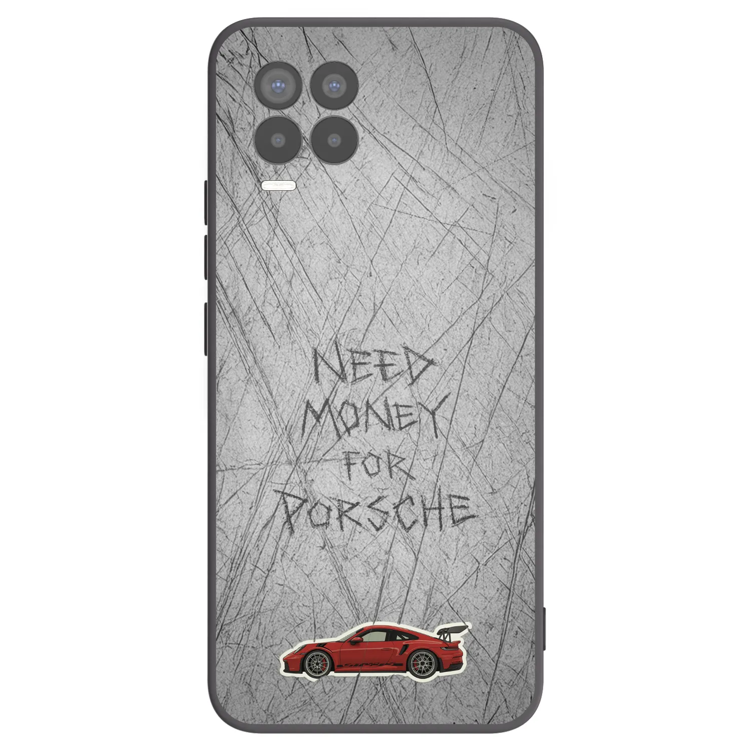 Picasee silikonový černý obal pro Realme 8 Pro - Garage Scratch