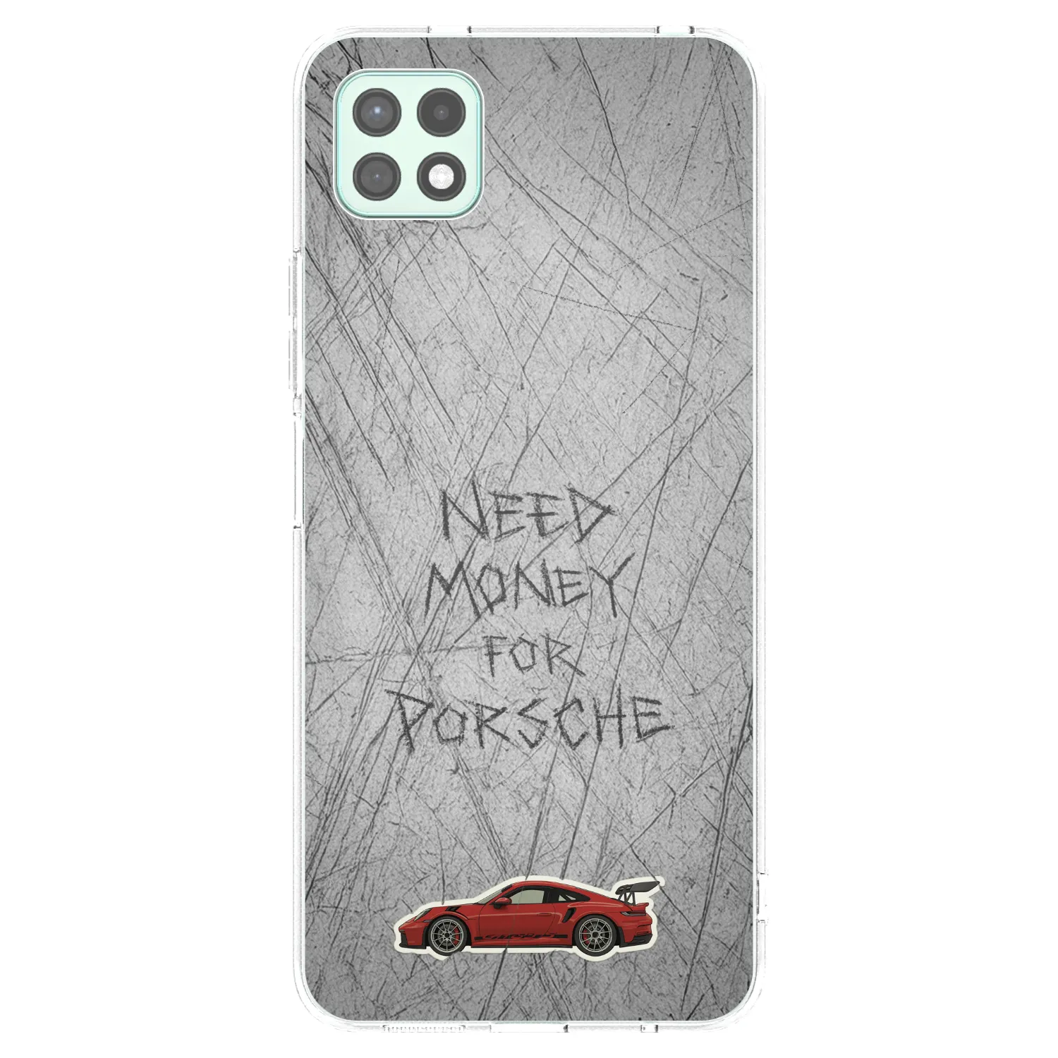 Picasee silikonový průhledný obal pro Samsung Galaxy A22 A226B 5G - Garage Scratch