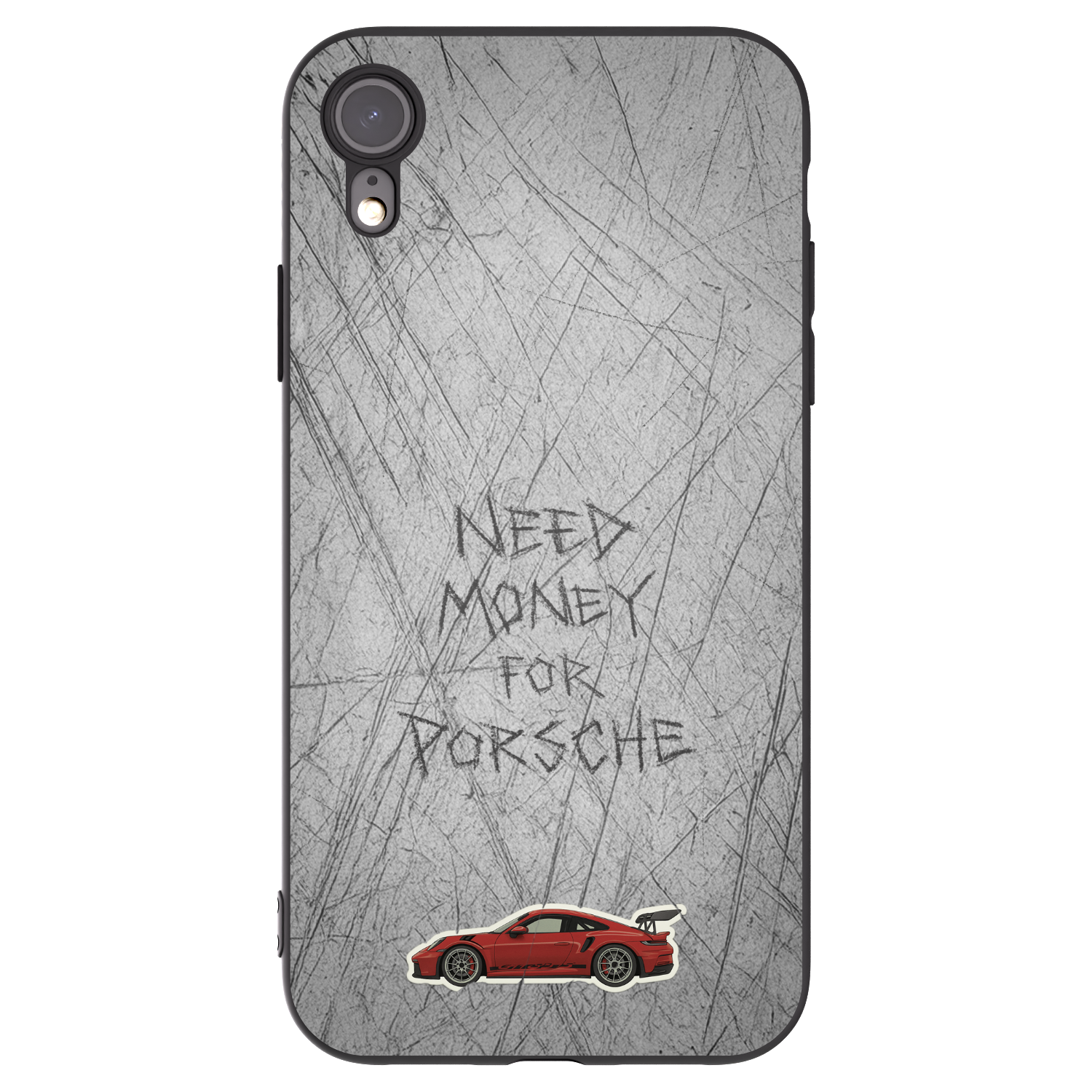 Picasee silikonový černý obal pro Apple iPhone XR - Garage Scratch