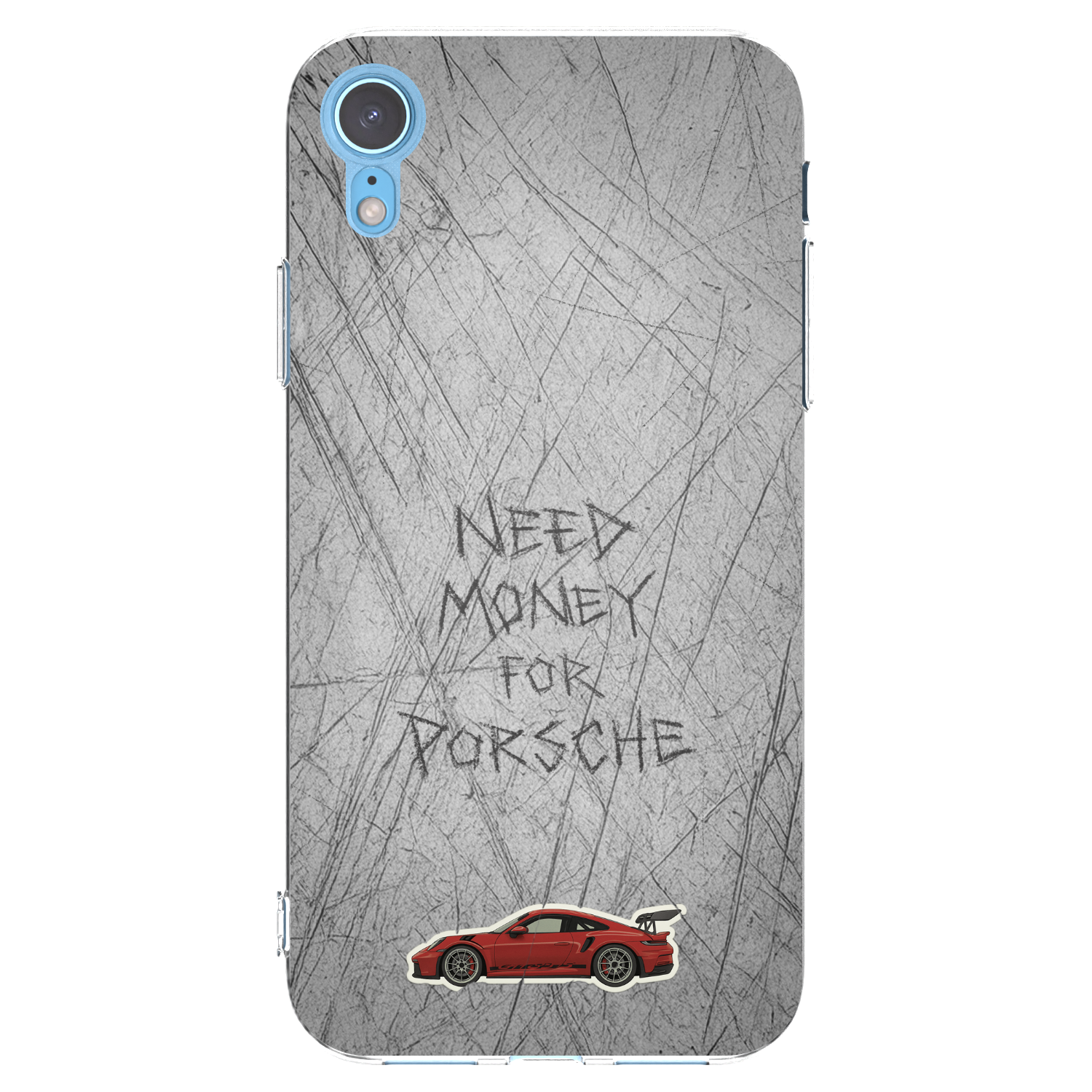 Picasee silikonový průhledný obal pro Apple iPhone XR - Garage Scratch