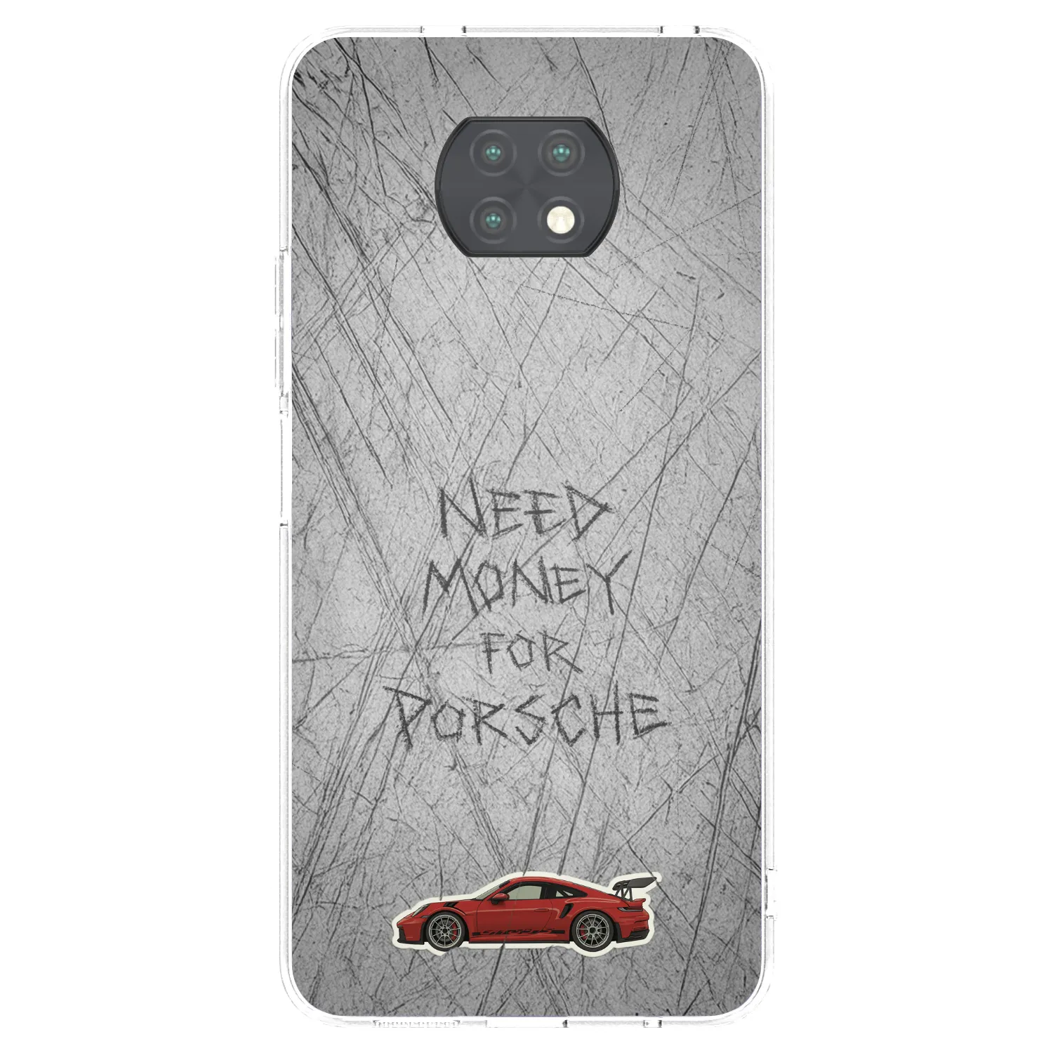 Picasee silikonový průhledný obal pro Xiaomi Redmi Note 9T - Garage Scratch