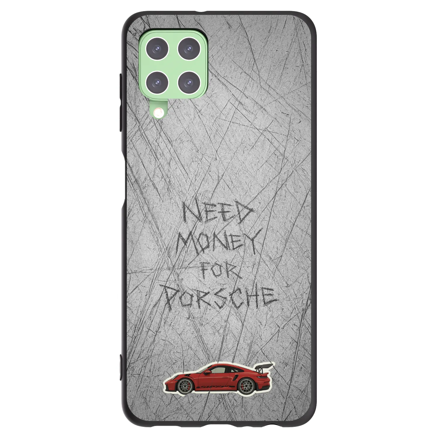 Picasee silikonový černý obal pro Samsung Galaxy A22 A225F 4G - Garage Scratch