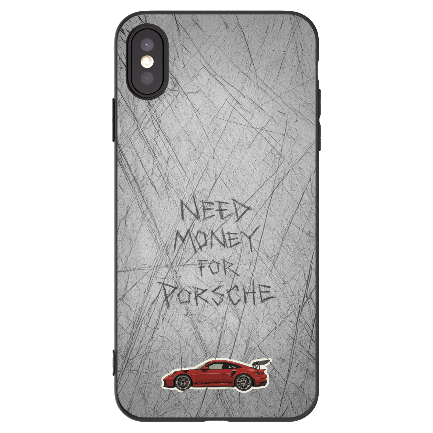 Picasee silikonový černý obal pro Apple iPhone XS Max - Garage Scratch