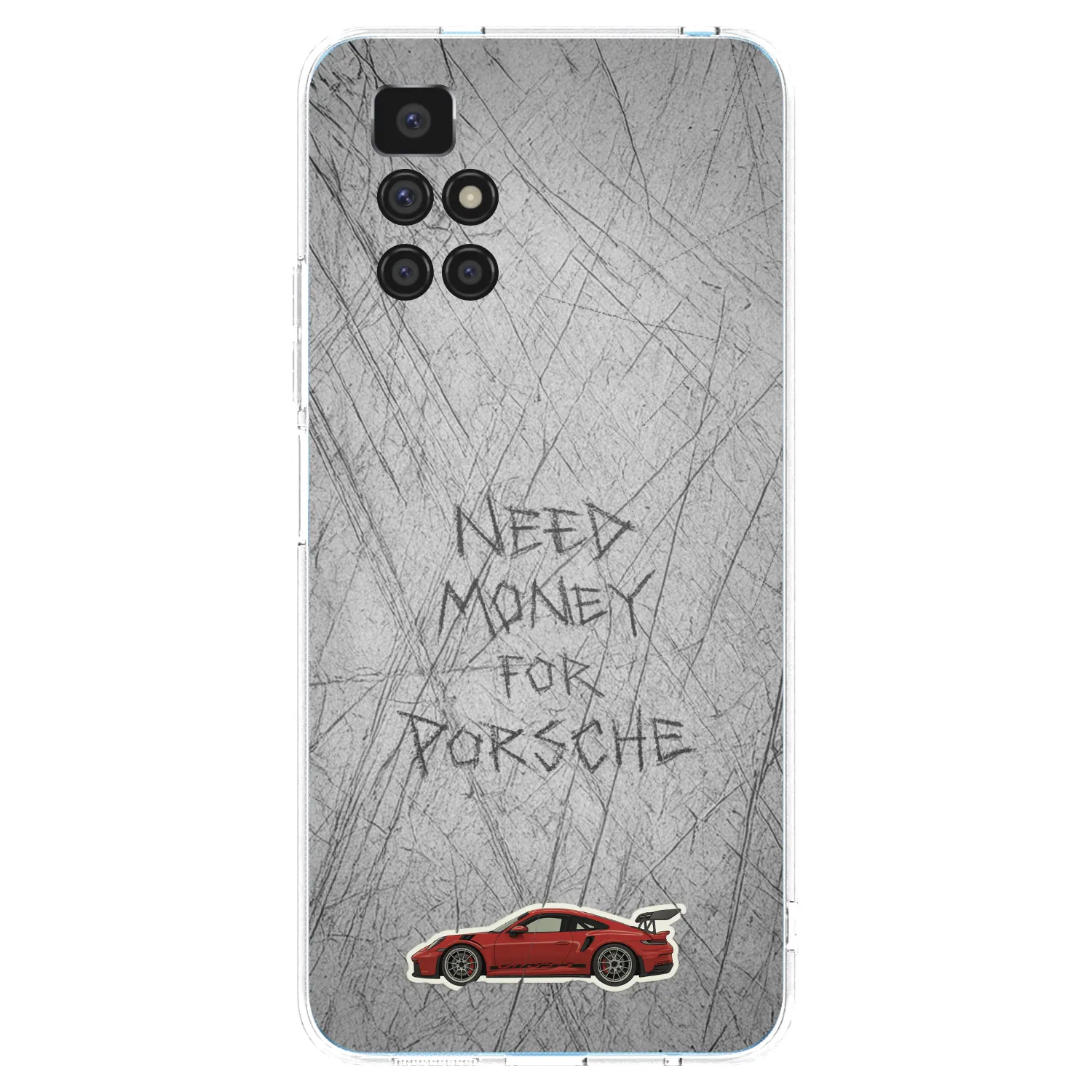 Picasee silikonový průhledný obal pro Xiaomi Redmi 10 - Garage Scratch