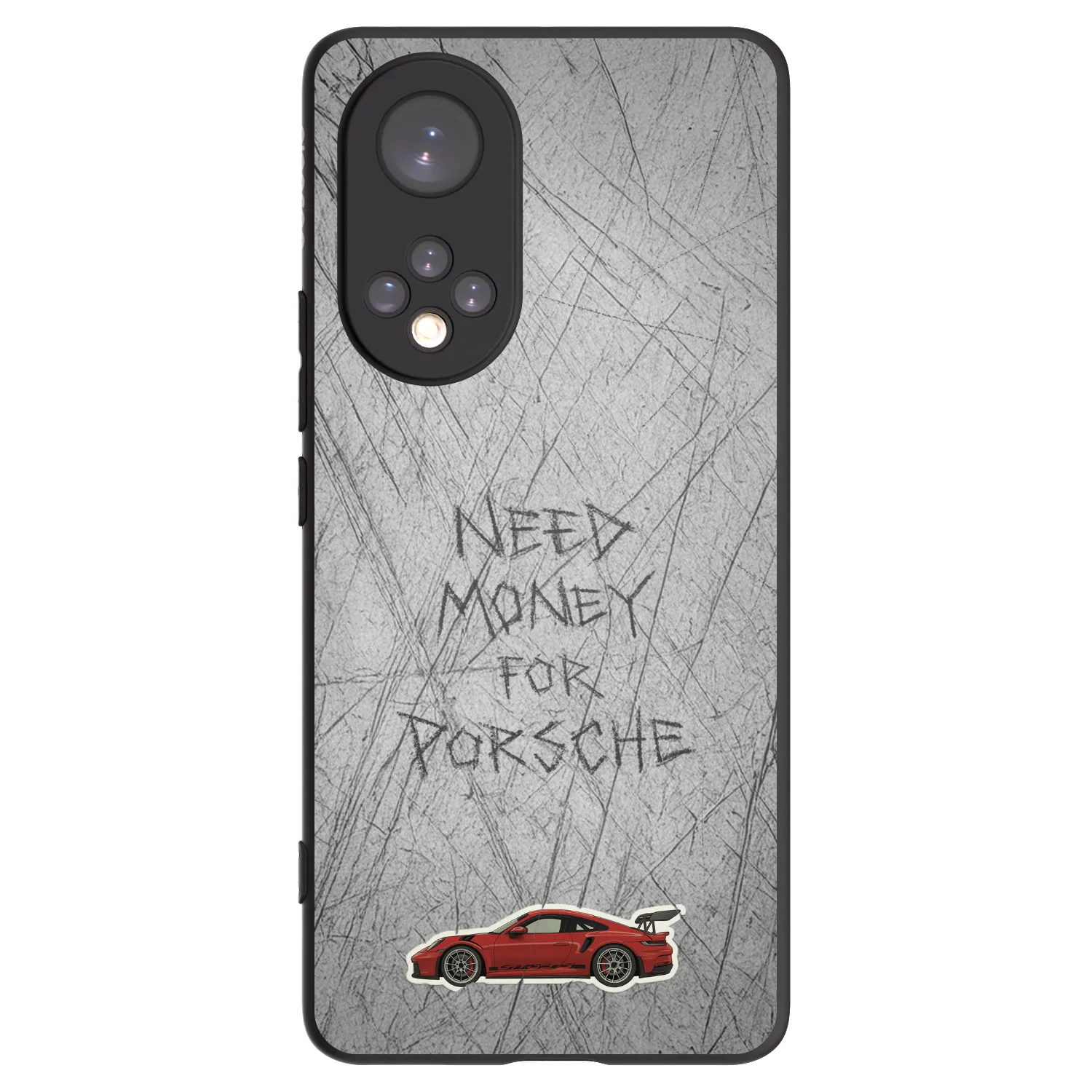 Picasee silikonový černý obal pro Honor 50 5G - Garage Scratch