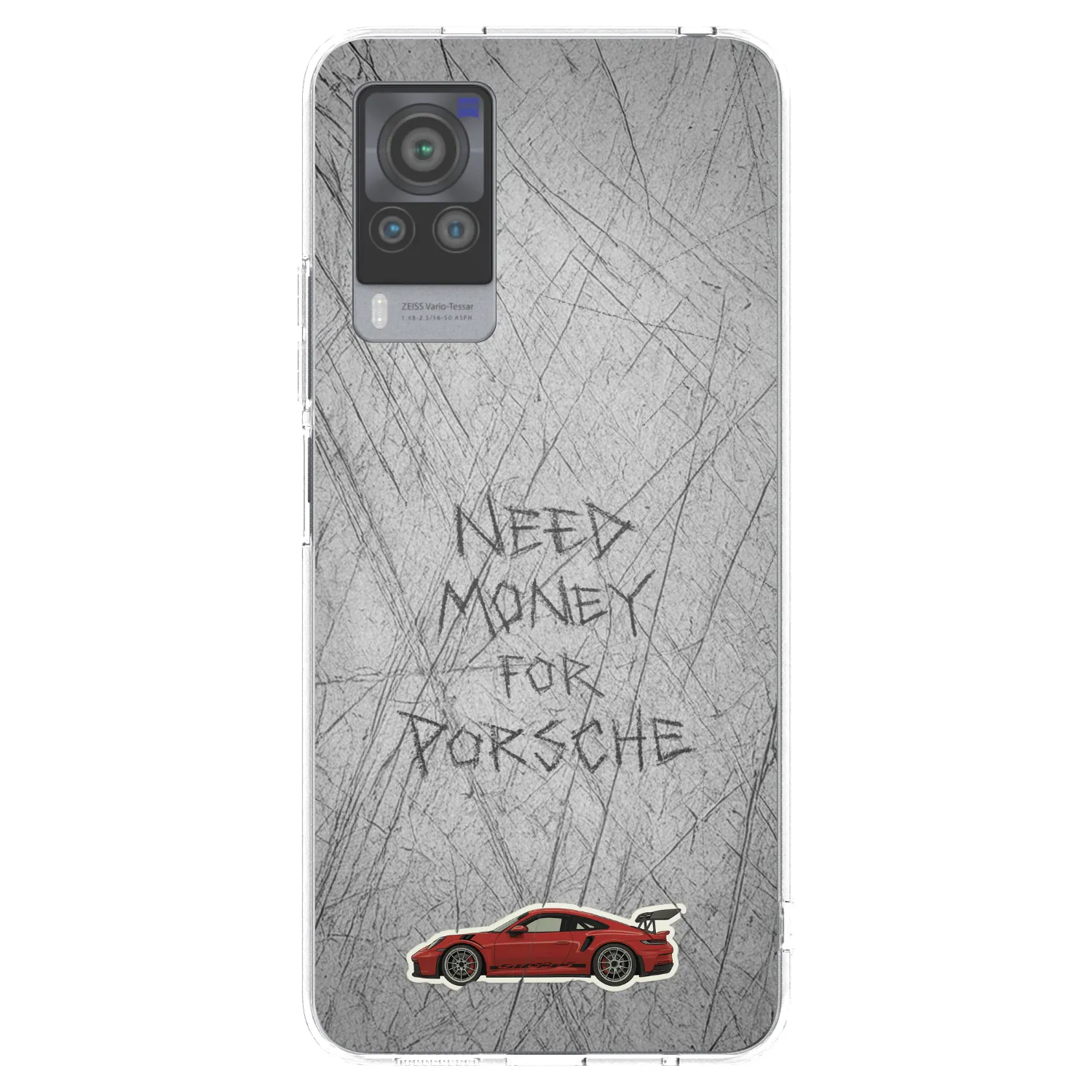 Picasee silikonový průhledný obal pro Vivo X60 Pro 5G - Garage Scratch