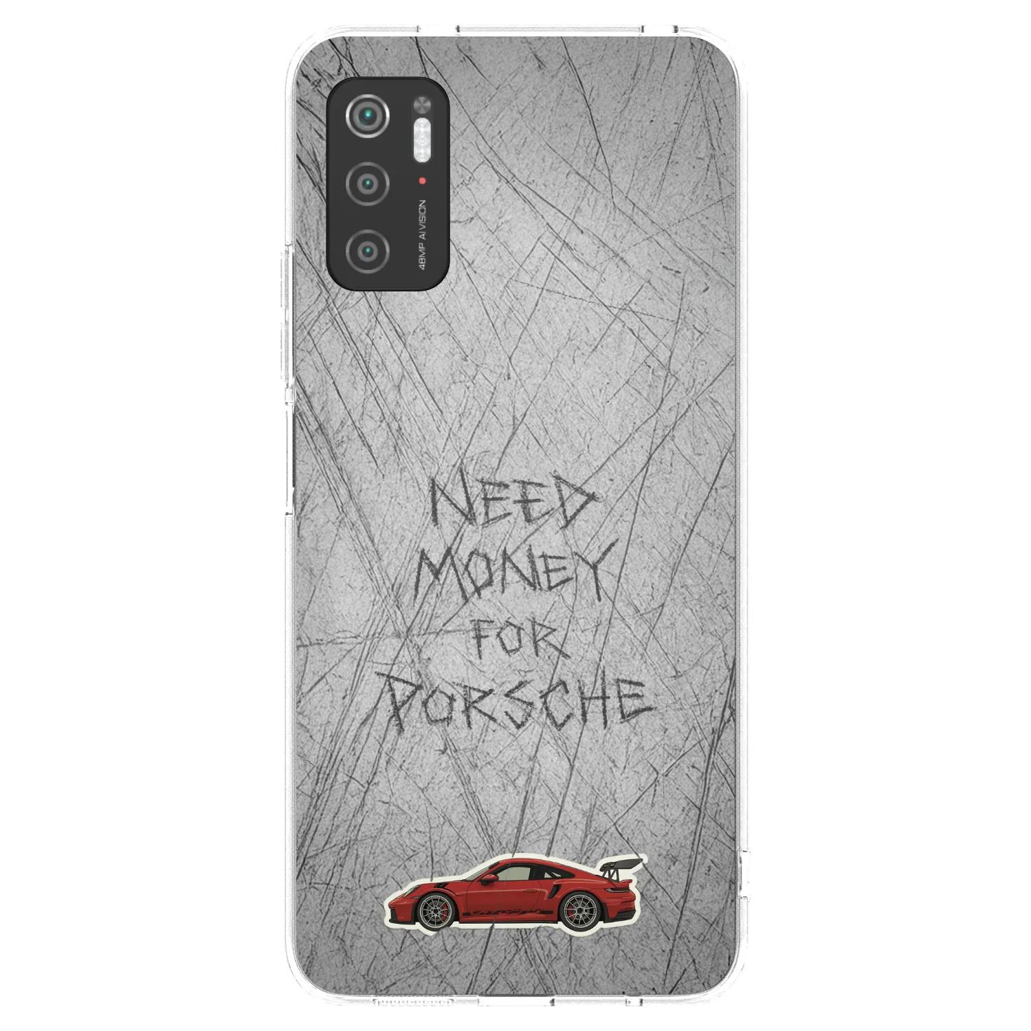 Picasee silikonový průhledný obal pro Xiaomi Poco M3 Pro 5G - Garage Scratch
