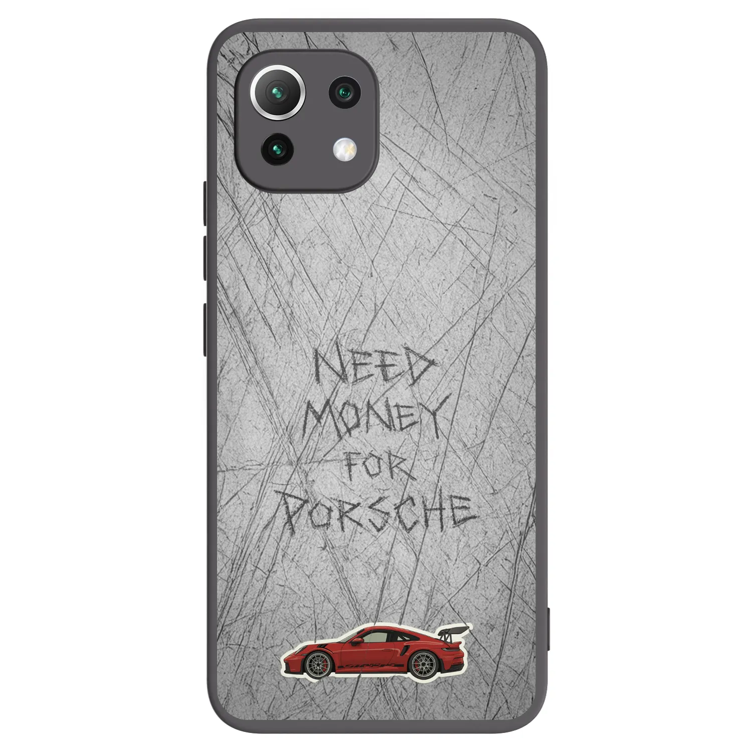 Picasee silikonový černý obal pro Xiaomi 11 Lite 5G NE - Garage Scratch