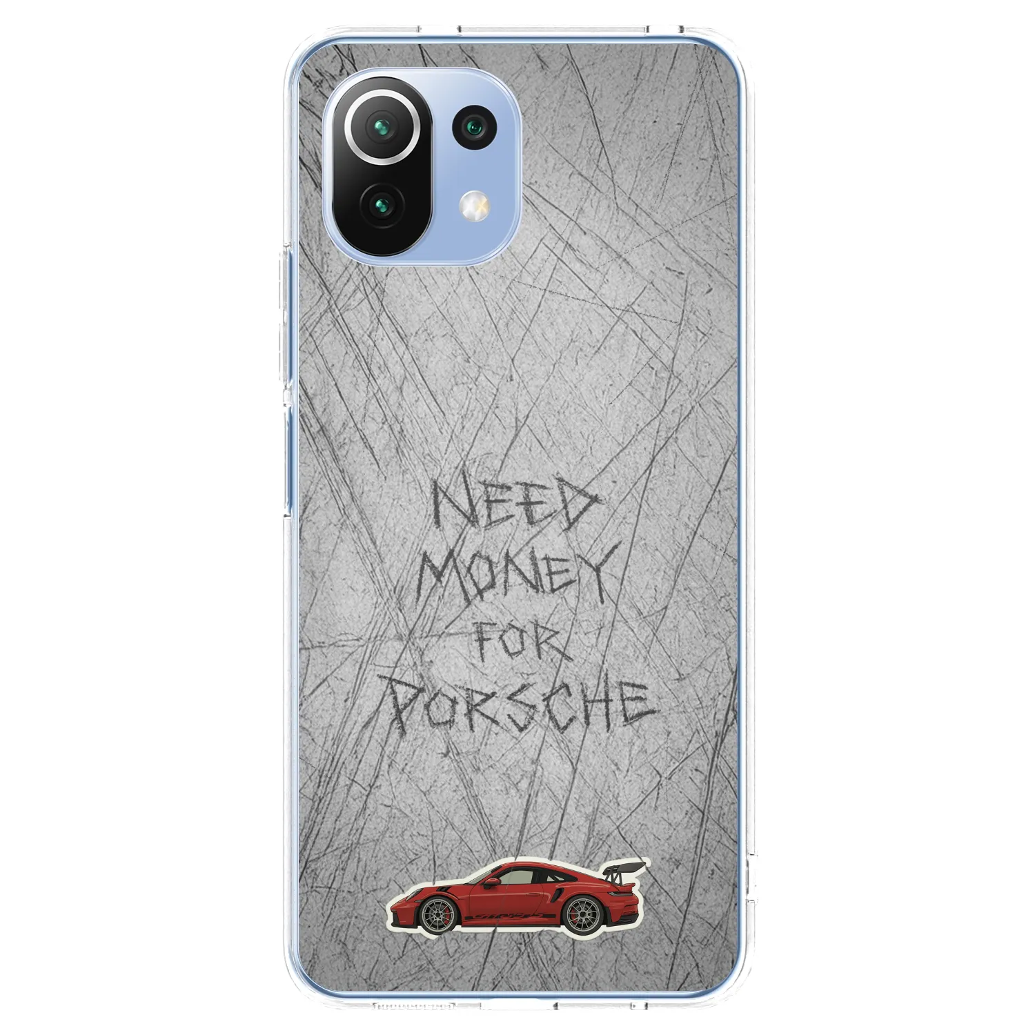 Picasee silikonový průhledný obal pro Xiaomi 11 Lite 5G NE - Garage Scratch