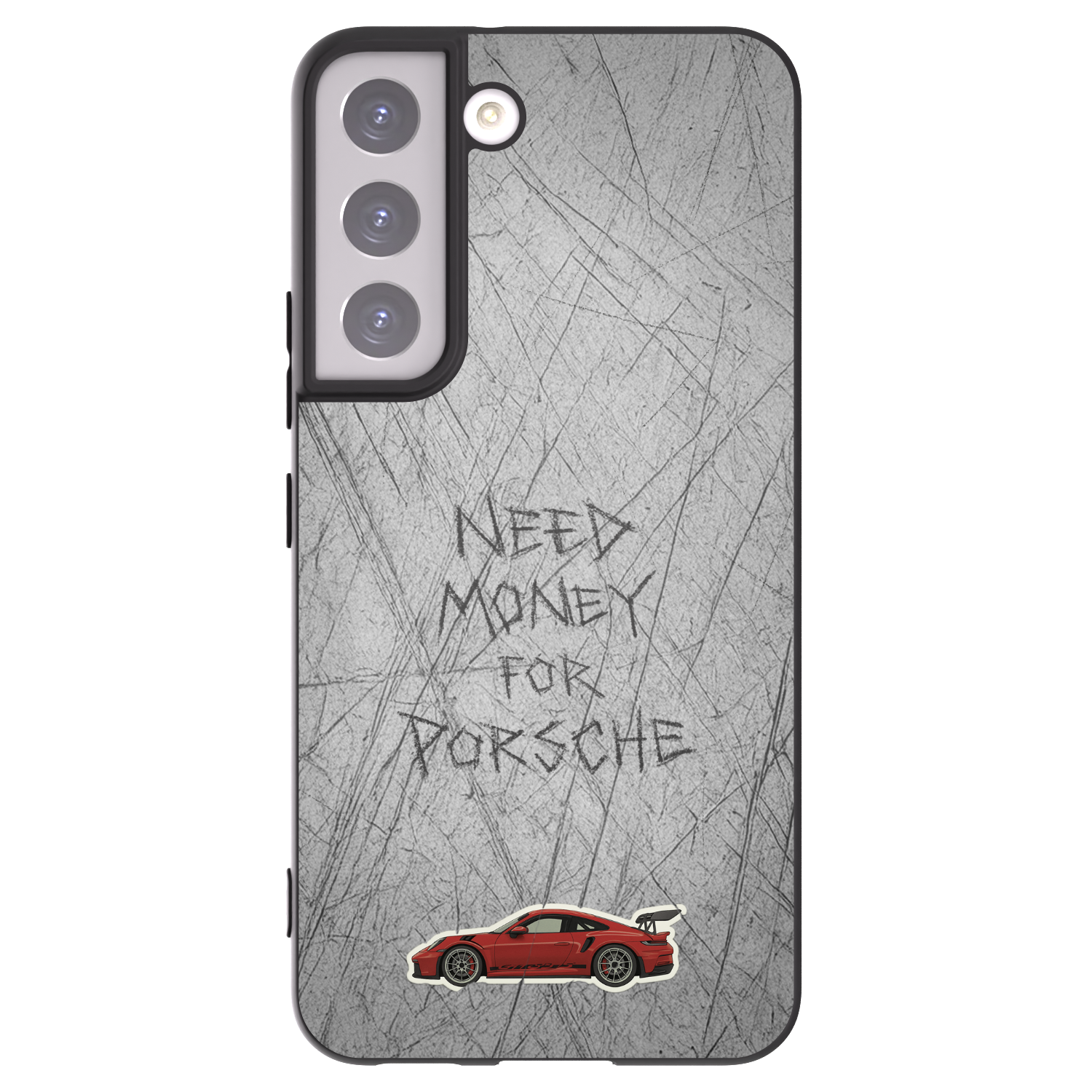 Picasee silikonový černý obal pro Samsung Galaxy S22 5G - Garage Scratch