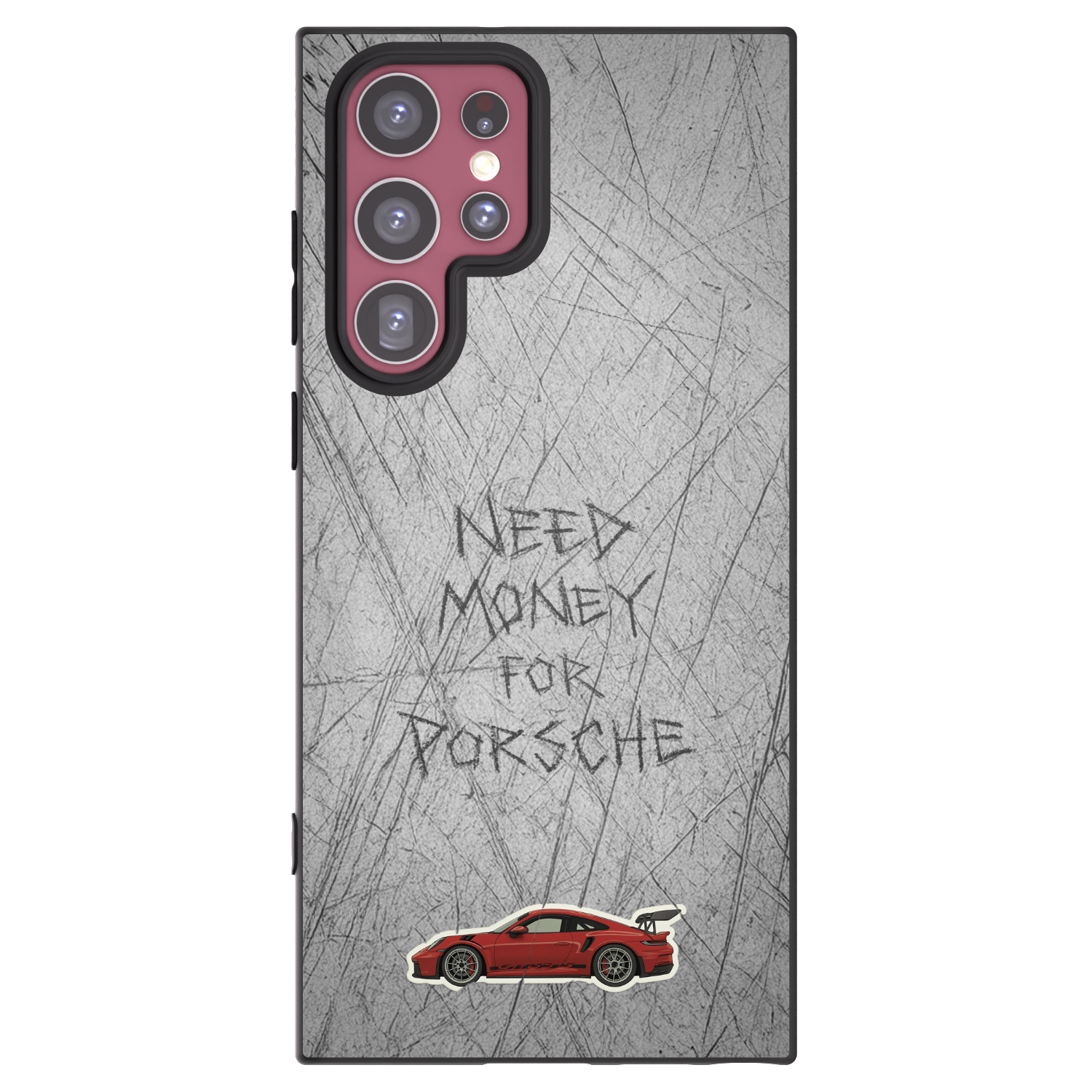 Picasee silikonový černý obal pro Samsung Galaxy S22 Ultra 5G - Garage Scratch