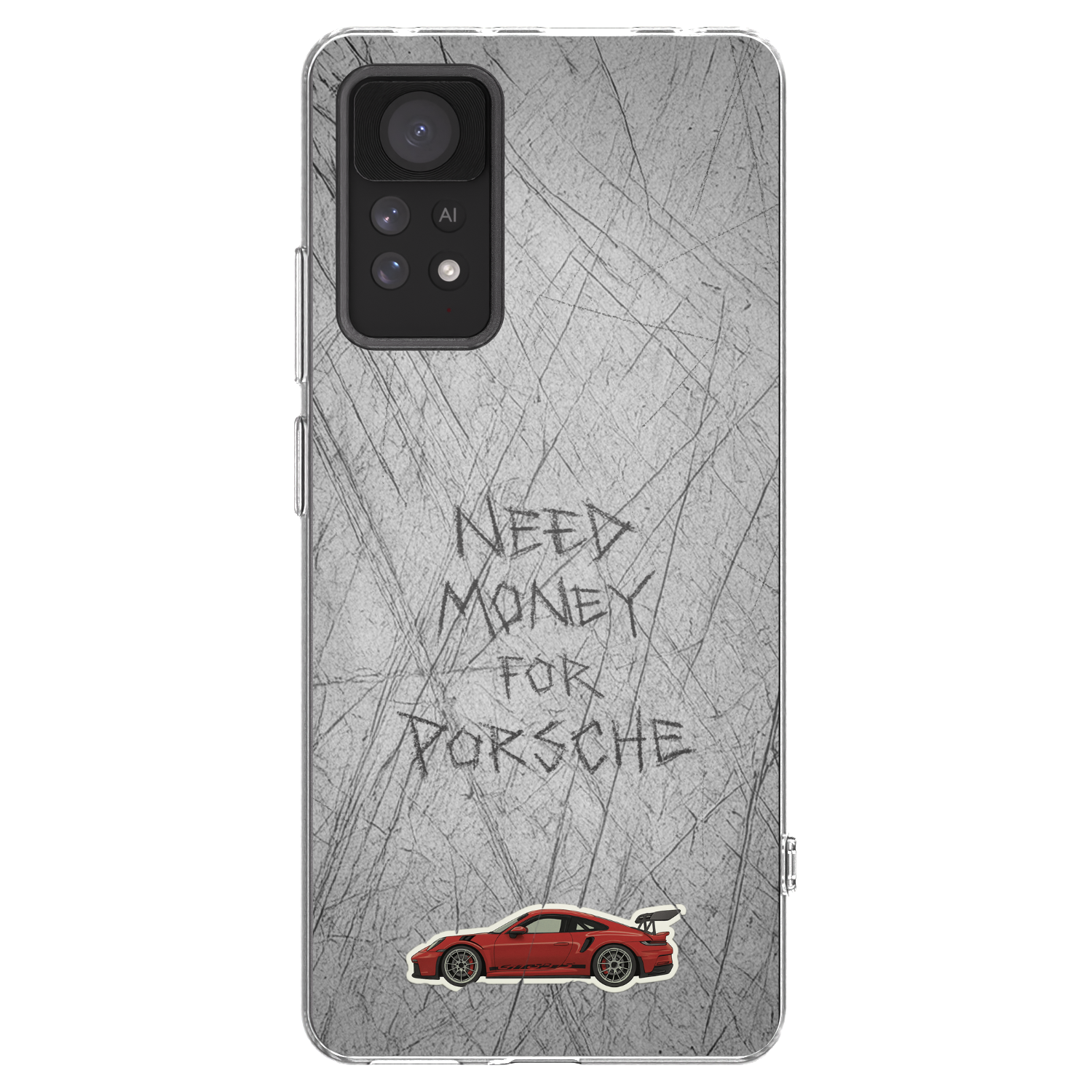 Picasee silikonový průhledný obal pro Xiaomi Redmi Note 11 Pro - Garage Scratch